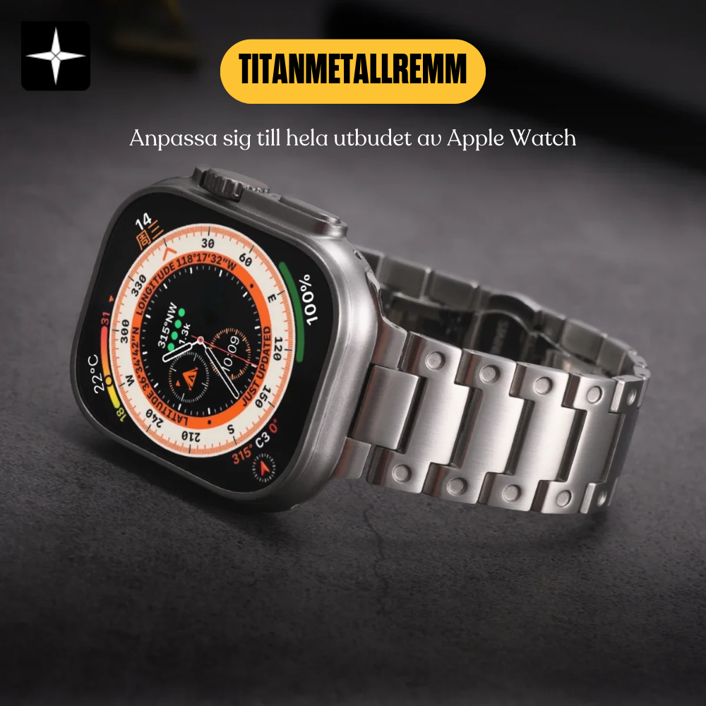 iBand™ | Lyxig Titanband för Apple Watch