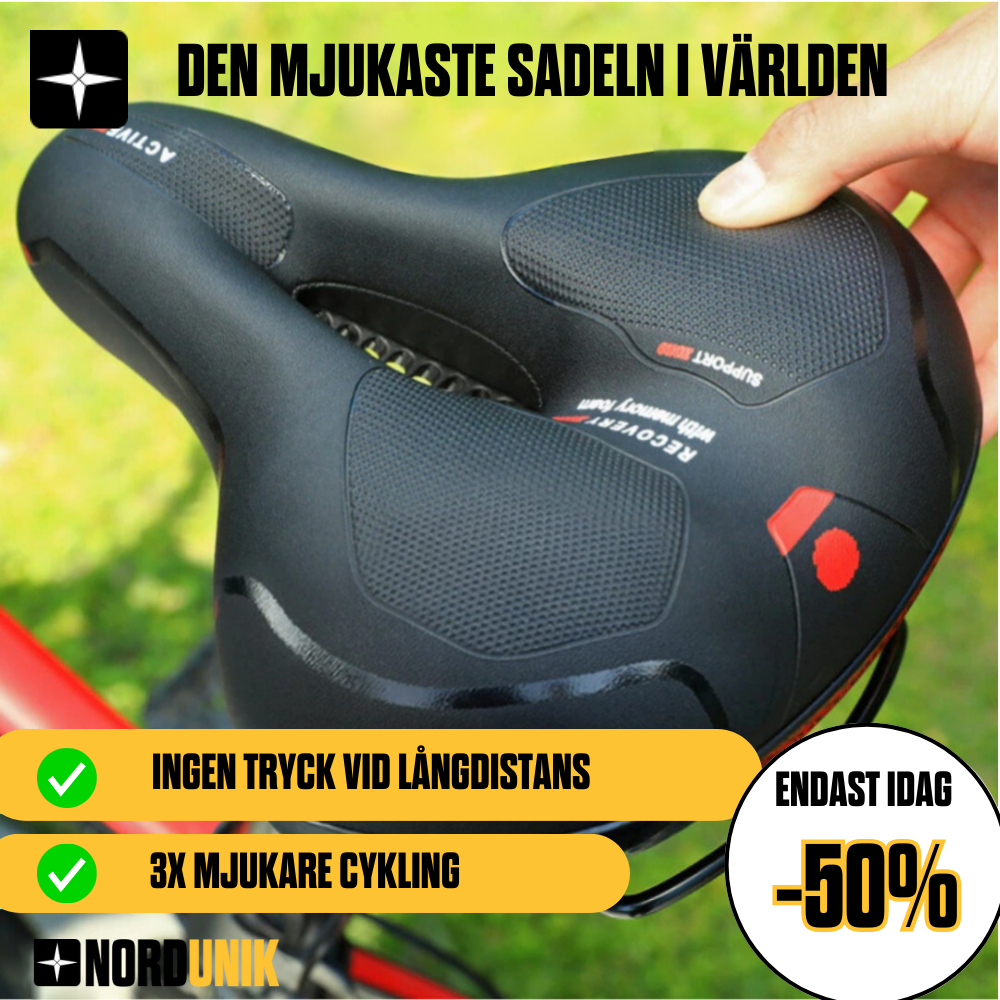 CloudComfort Pro™ | Upplev Komfort och Stabilitet på Varje Cykeltur