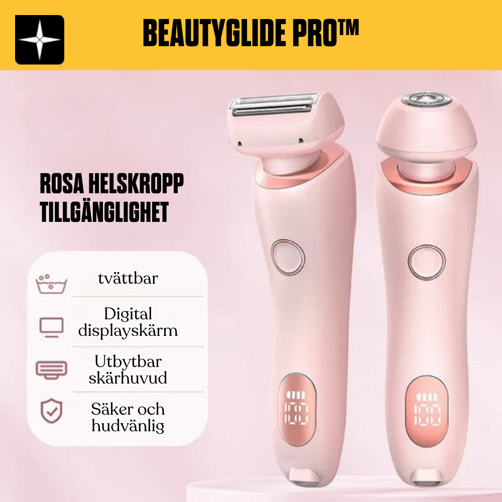 BeautyGlide Pro™ | Enkel, Smärtfri Rakning för Alla Hudtyper