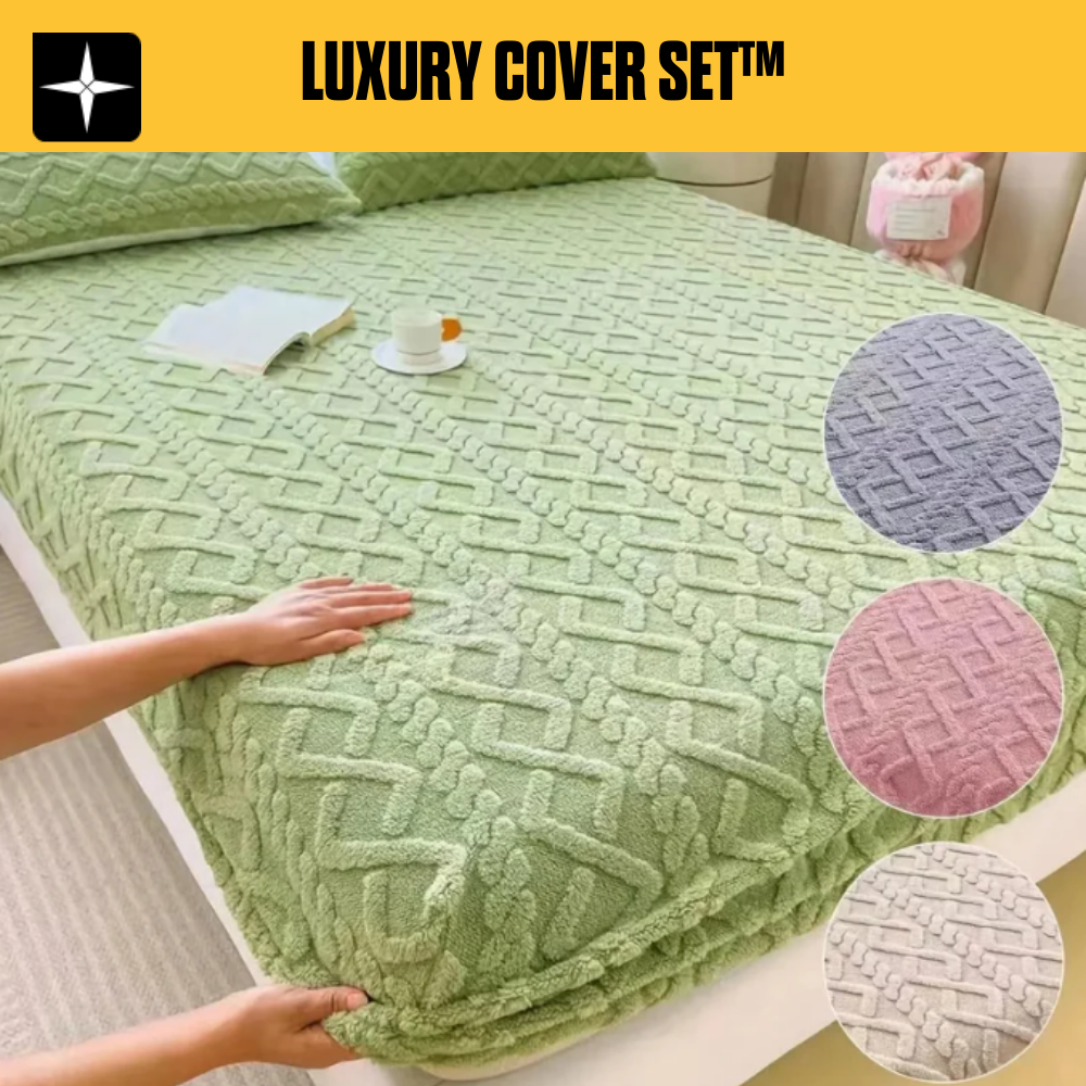 Luxury Cover Set™ | Enfärgad Taffeta Madrassöverdrag med Örngott