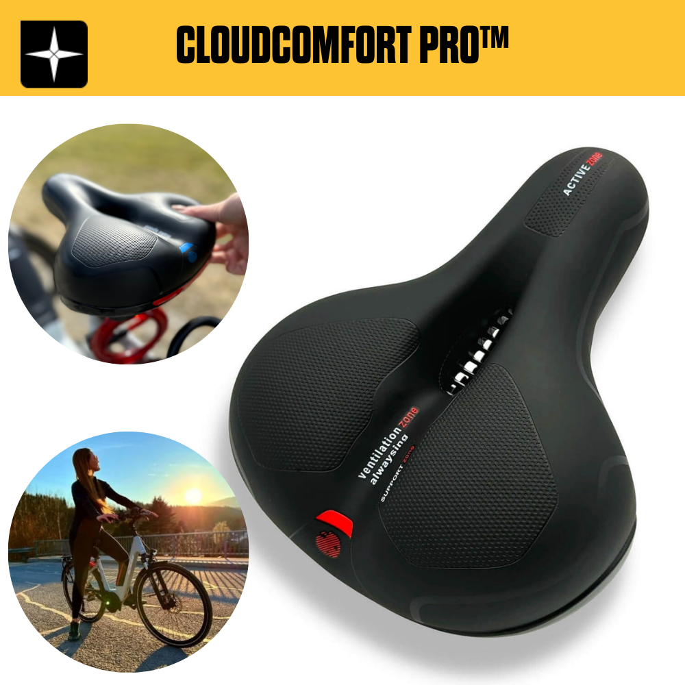 CloudComfort Pro™ | Upplev Komfort och Stabilitet på Varje Cykeltur