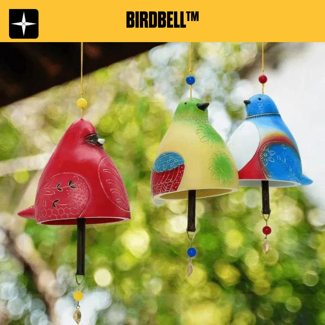 BirdBell™ | Fåglars melodiösa sjungande klocka