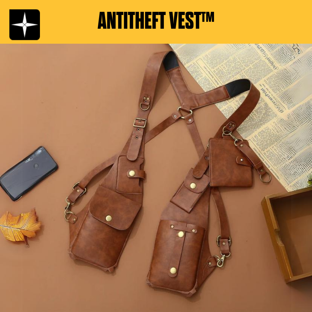 AntiTheft Vest™ | Säker och Trendig Väst med Skyddande Sele