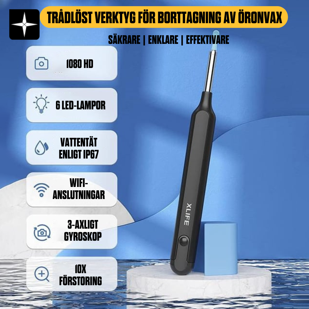 EarCleaner™ | Öronvaxavlägsningskamera