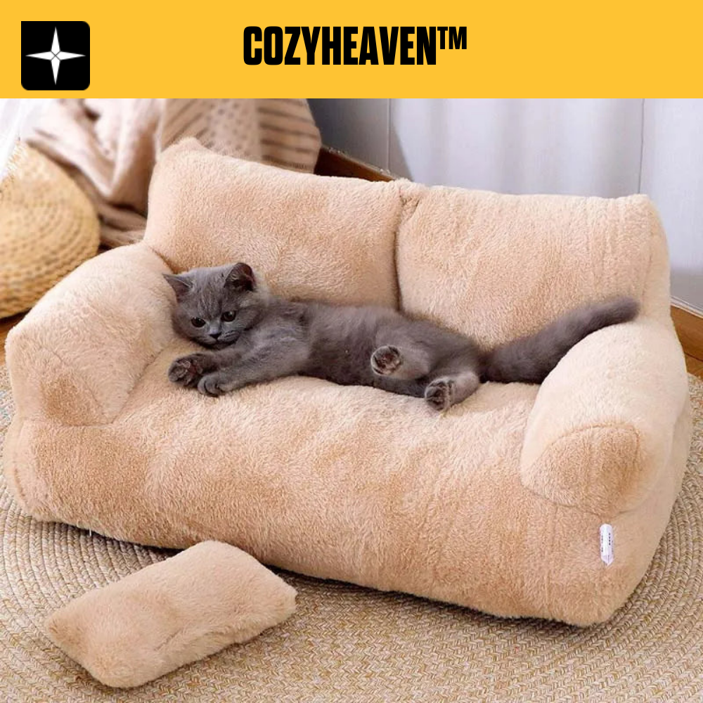 CozyHaven™ | Lyxig lugnande husdjurssoffa