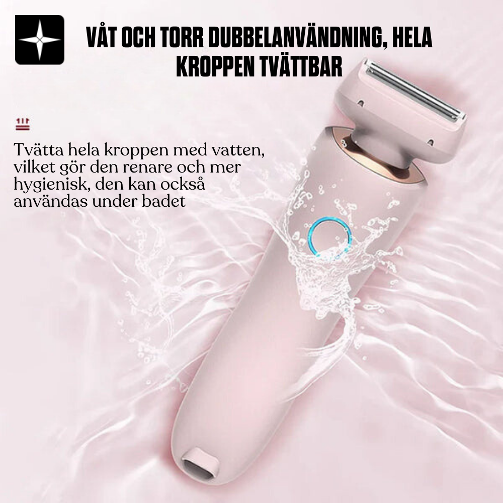 BeautyGlide Pro™ | Enkel, Smärtfri Rakning för Alla Hudtyper