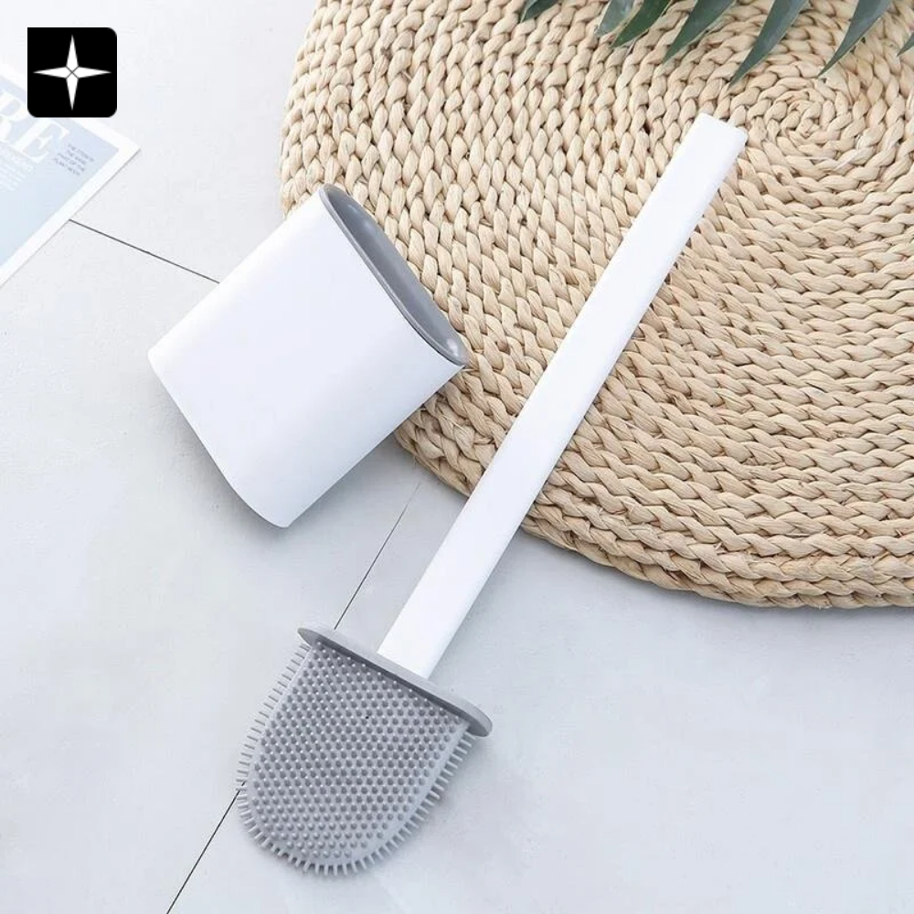 FlexiBrush™ | Silikon Toalettborste med hållare set