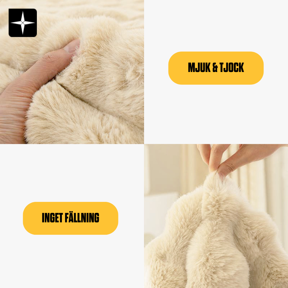 Plushy™ | Halkfri premium mjuk sofföverdrag