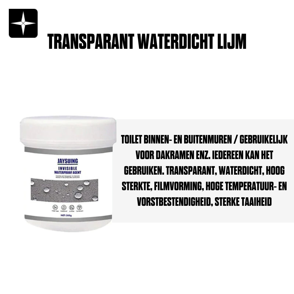 AntiLeak Sealant™ | Transparentt Vattentätt Ytbehandlingsmedel | 1 + 1 GRATIS