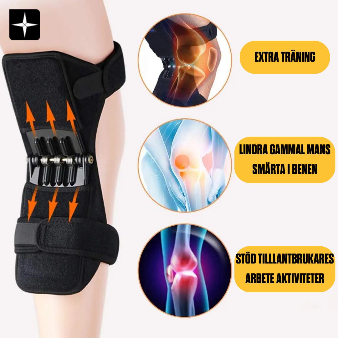 KneePad™ | Stödjande Utrustning för Förbättrad Rörlighet och Komfort (2 enheter)