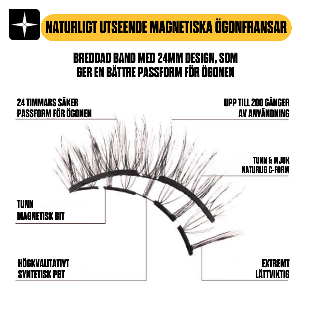 FlawlessLashes™ | Naturligt Utseende Magnetiskt Ögonfranskit