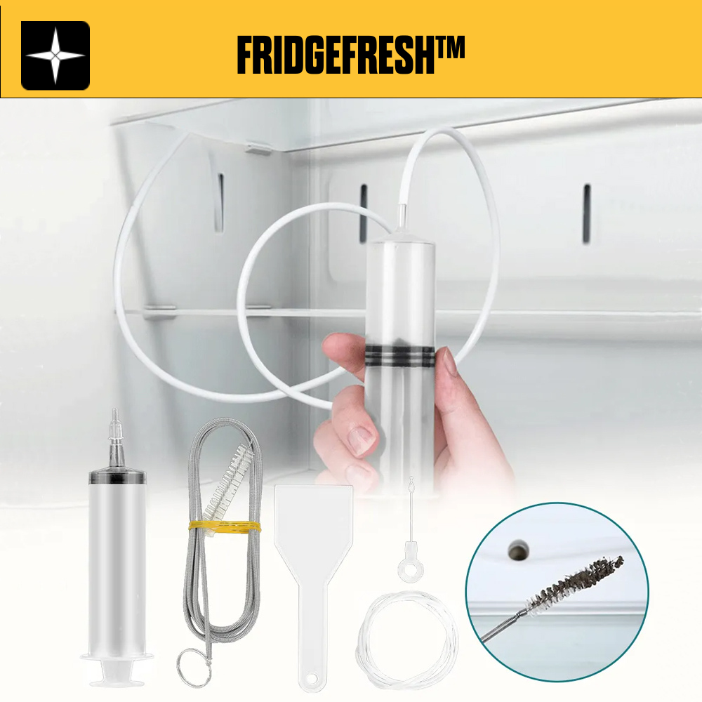 FridgeFresh™ | Ultimat Kylskåpsrengöringskit för en Fläckfri Glans