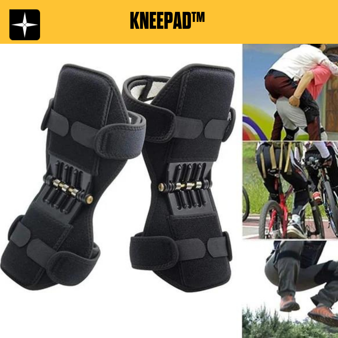 KneePad™ | Stödjande Utrustning för Förbättrad Rörlighet och Komfort (2 enheter)