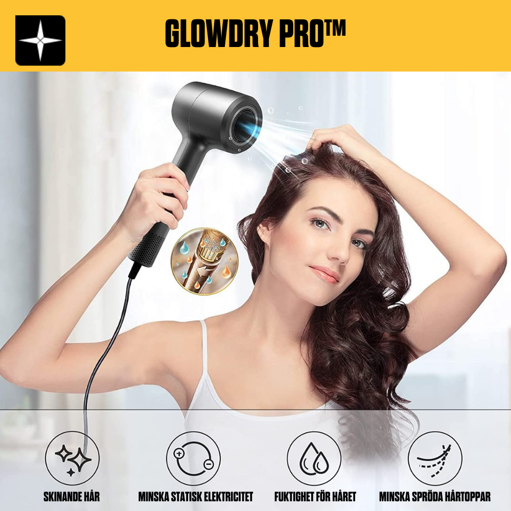 GlowDry Pro™ | Förbered dig varje dag med en salongshårfön