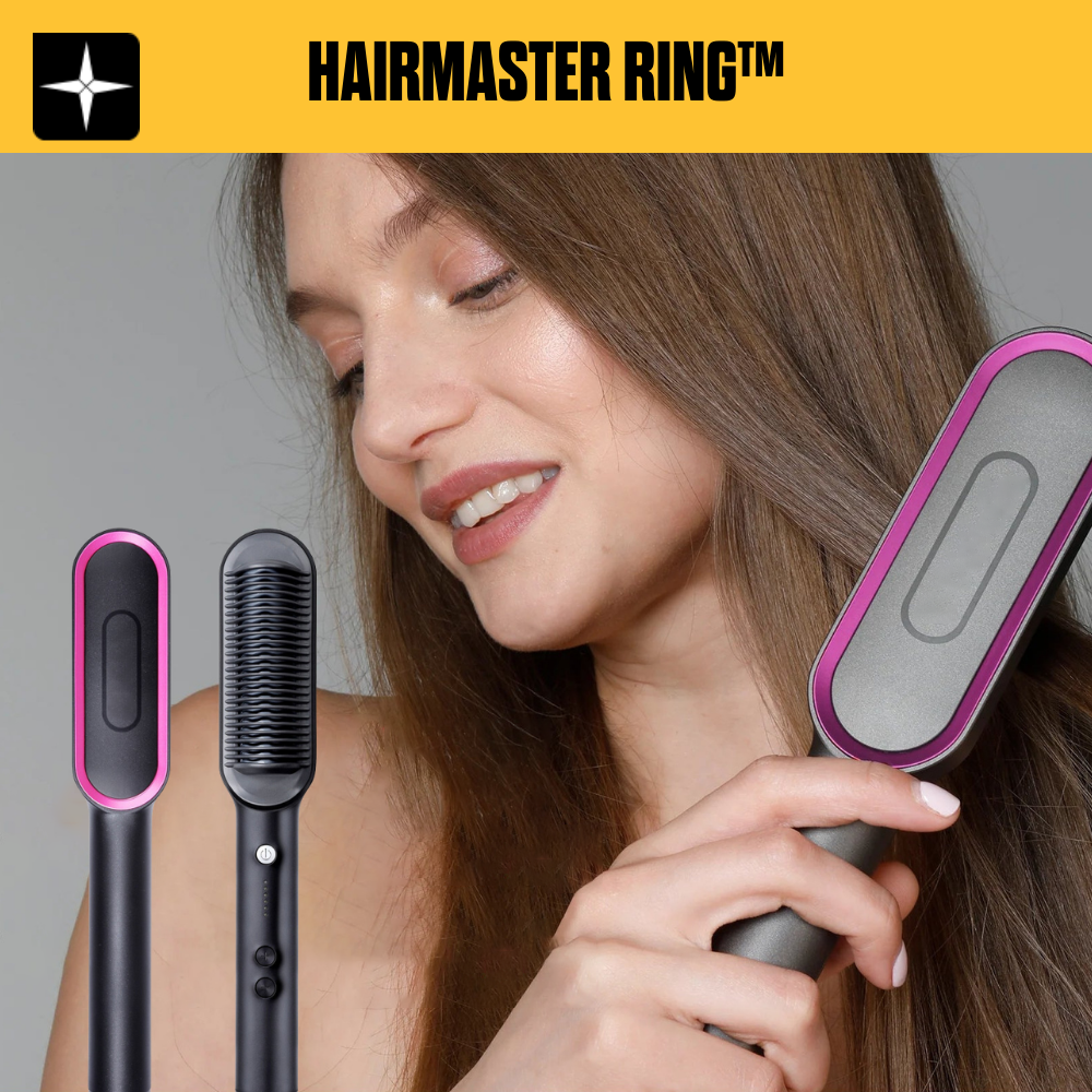 HairMaster Ring™ | 2-i-1 Professionell Stil Hårutjämnare