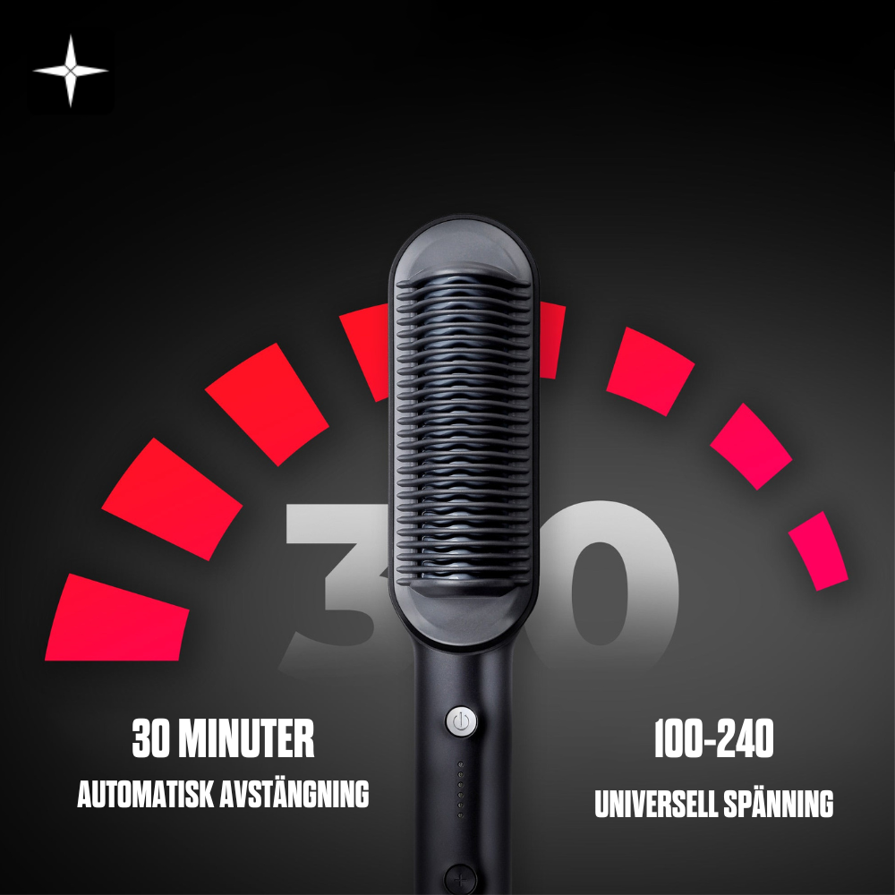 HairMaster Ring™ | 2-i-1 Professionell Stil Hårutjämnare