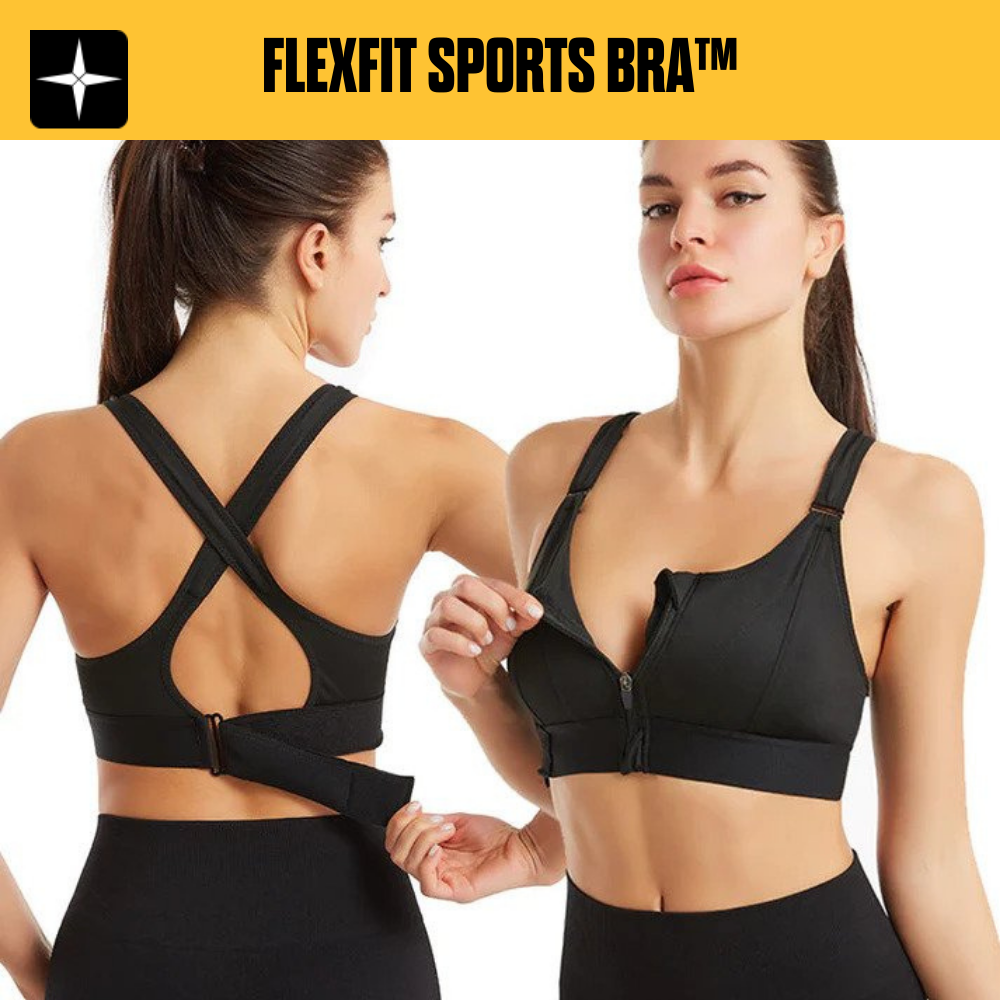 FlexFit Sports Bra™ | Håll dig torr och sval med vår fukttransporterande sport-bh.