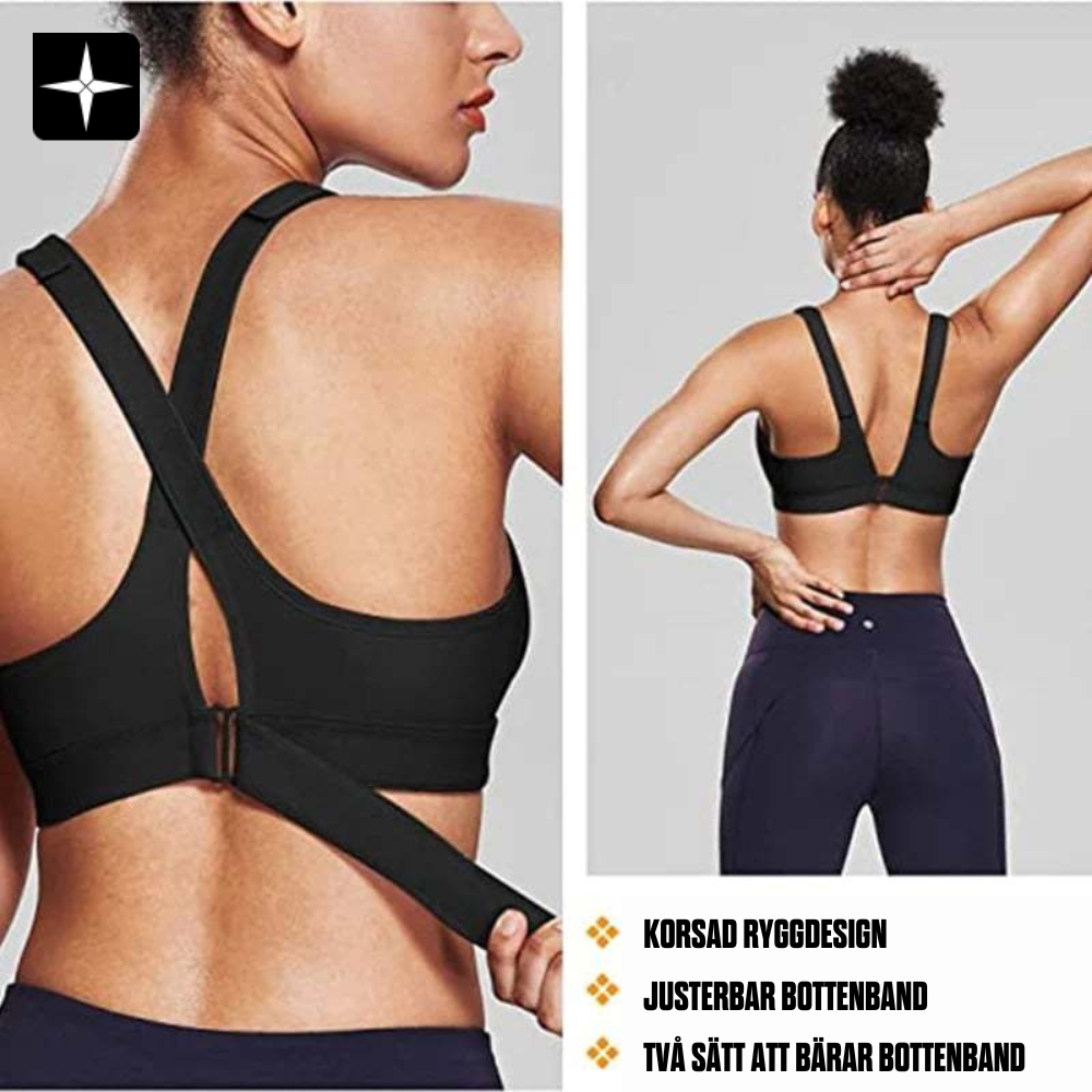 FlexFit Sports Bra™ | Håll dig torr och sval med vår fukttransporterande sport-bh.